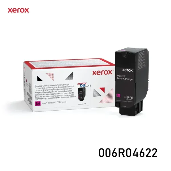 Cartucho De Toner Xerox 006R04622 Color Magenta, Para Impresoras Xerox VersaLink C620 / C625, Rendimiento 6.000 Páginas.