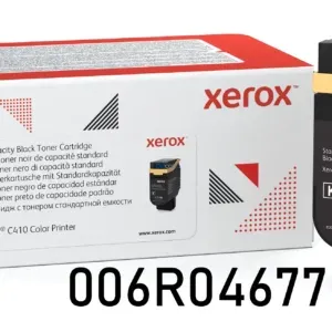 Cartucho De Tóner Xerox 006R04677 Color Negro, Para Impresoras Xerox Color C410 / C415, Rendimiento De Impresión 2.400 Páginas.