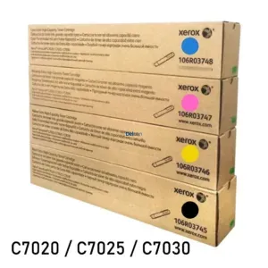 Cartuchos De Toner Xerox VersaLink C7020 / C7025 / C7030 Black Cian Magenta Yellow / Juego Completo