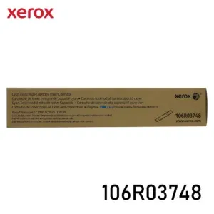 Cartucho De Tóner Xerox 106R03748 Color Cyan, Para Impresoras Xerox VersaLink C7020 / C7025 / C7030, Rendimiento 16.500 Páginas.