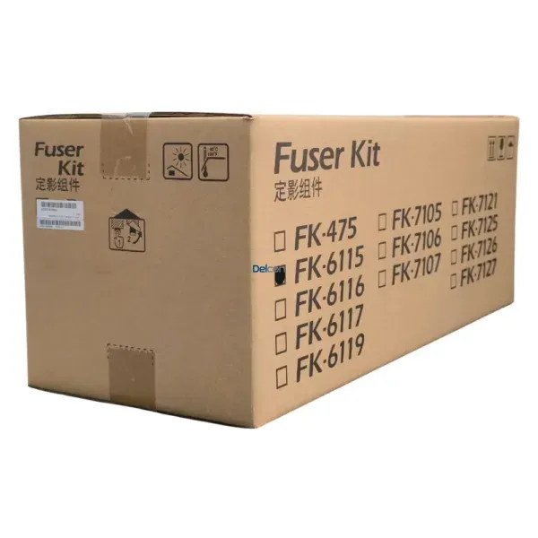 Unidad De Fusor Kyocera FK-6115 (220V) Fuser Unit, Es Compatible Con Impresoras Kyocera Ecosys M4125idn / M4132idn, Rendimiento 300.000 Páginas.