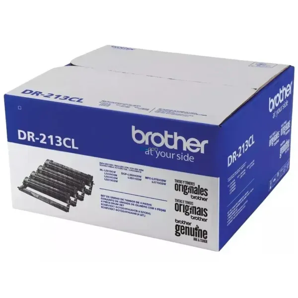 Unidad De Imagen Brother DR213CL Drum Unit, Para Impresoras Brother HL-L3210CW / HL-L3230DN / HL-L3230CDW / HL-L3270CDW / DCP-L3551CDW / MFC-L3750CDW.