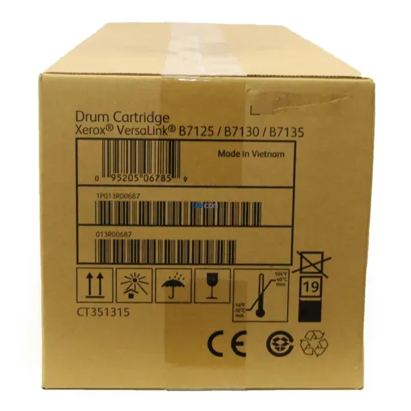 Unidad De Imagen Xerox 013R00687 Drum Unit, Para Impresora Multifuncional Xerox VersaLink B7125 / B7130 / B7135, Rendimiento 80.000 Páginas.