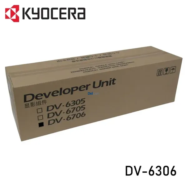 Unidad De Revelado Kyocera DV-6306 , Para Impresoras Kyocera Taskalfa 3500i / 3501i / 4500i / 4501i / 5500i / 5501i, Rendimiento 600.000 Páginas.